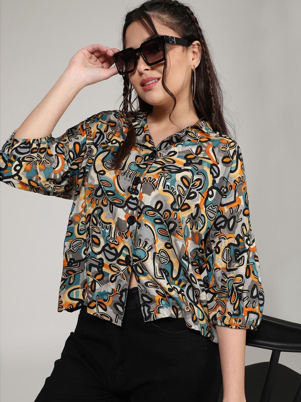 Aakruti 20 Fancy Western Wear Wholesale Ladies Shirt Catalog
